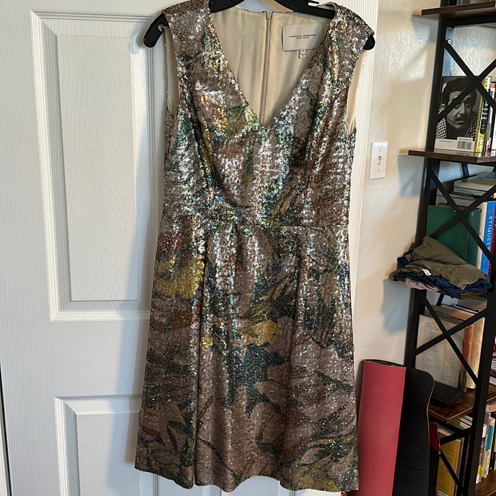 Carolina Herrera sequin dress